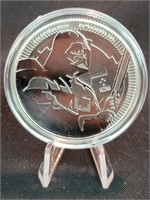 2020 Niue $2 1oz Star Wars Silver Darth Vader