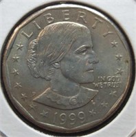 1999 d. Susan b. Anthony dollar