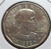 1999 P. Susan b. Anthony dollar