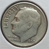 1950 d. Roosevelt dime