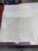 Antique map, a map of the 10 CATHOLICK provinces