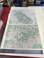 Old miscellaneous maps, French German