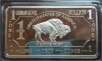 One German silver bullion bar