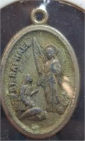 Vintage religious pendant marked Italy