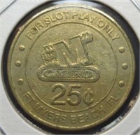 The Big M casino 25 cent gaming token