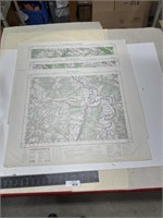 Old map, 1952 CARTE De France a lot of three maps