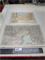 Old Maps Italy Italian, German maps wartime, maps