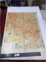 Old Map SOMNE, battle 1916 ordinance survey, 1919