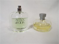 (2) USED Perfume - Weekend Burberry & Acqua