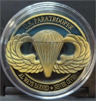 US paratrooper airborne challenge coin
