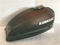 Vintage Kawasaki Gas Tank with Locking Gas Cap