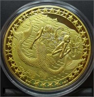 Chinese zodiac challenge coin