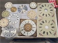 Unused clock faces
