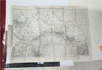 Old German map you EDERSICHTSKARTE DES