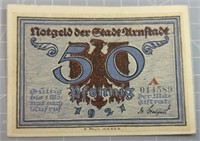 1921 German Bank note