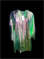 New with tags Nike womens  holographic poncho Lg