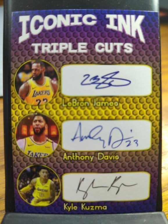 Iconic ink triple cuts LeBron James Anthony Davis