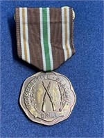 Military platoon drill Award Medal ribbon pinback