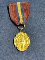 Military Merit 1971 Award Medal ribbon pinback