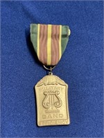 Military band Award Medal ribbon pinback