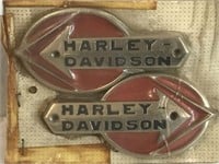 1959-1960 Harley-Davidson Gas Tank Emblems