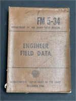 1965 military Engineer Field Data book 440 pages.