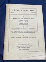 October 1917 a league of nations book world war 1