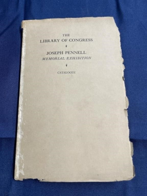 1927 Joseph Pennell memorial expedition catalog