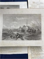1845 1846 engraving from THE EVERGREEN. MOUNT