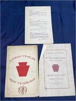 US Army world war 1919 New Year’s Day partial