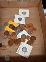 mixture of coins