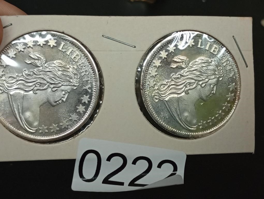 2 silver rounds