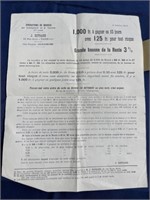 1911 Paris stock exchange letter, last photo is