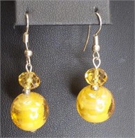 Safari Murano Glass beaded earrings