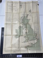1920 Navy map the British islands No. 4430