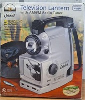 NIB Innovage outdoor television lantern w/AM FM