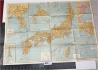Old MAP 1936 OF JAPAN