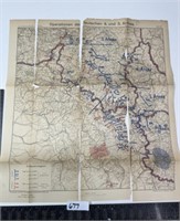 Old map operation FRANZOSISCHEN KRIEGSSCHAUPLATZE