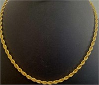 ESTATE FIND Stamped 14k 20" necklace