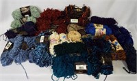 35 Skeins of Lion Chenille Rich Sheen Cuddly Yarn