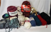 (17) Skeins of Specialty Crochet Yarn