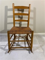 Circa Early 19th C Shaker Child's Rocking Chair