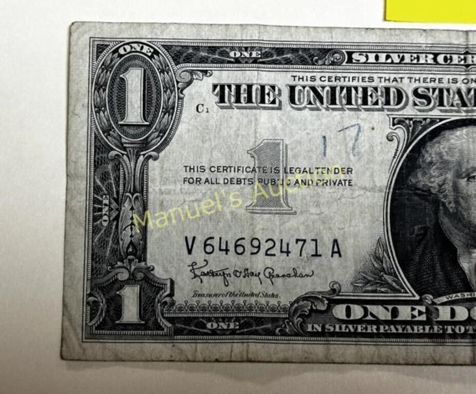 1957-B $1 SILVER CERTIFICATE