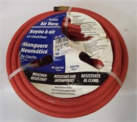 Rubber Air Hose 3/8" X 50'    200 PSI  Weather