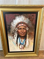 Fontaine Replica Art Native American Chief