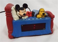 Mickey Mouse & Goofy Electric Alarm Clock