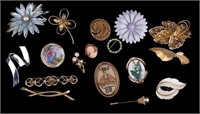 Crown Trifari, Monet & More Vintage Brooches (17)