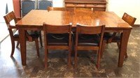 Klaussner Kitchen Table 72 x 44 Leaf 24 x 44 and