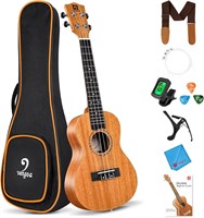 Vangoa Concert Ukulele 23 Inch Mahogany Kit