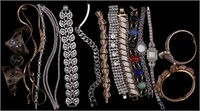 Diamond Bracelet, Crown Trifari & More Jewelry